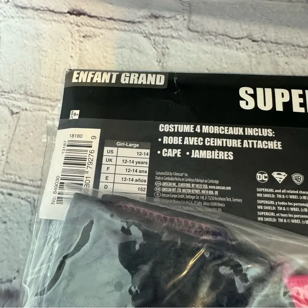 DC Supergirl Girl’s Halloween Costume